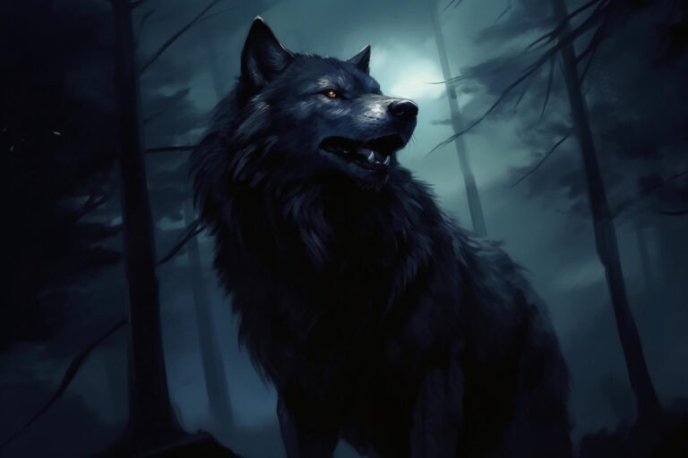 black-wolf-very-domineering-moonlight-ai-generative