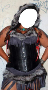 Misappropriation of indigenous ritual garb as costumes for attention.